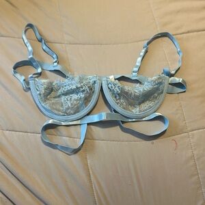 Blue lingerie